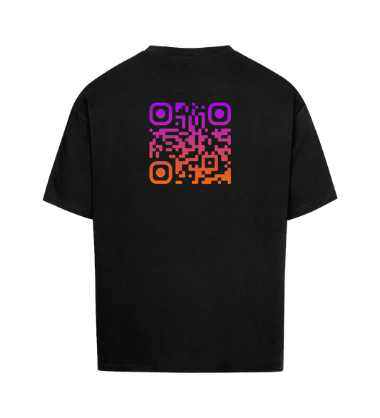 SUNSET Oversized QR Code Shirt Unisex